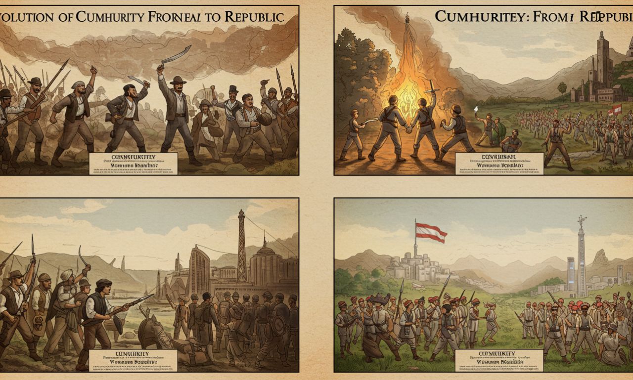 The Evolution of cumhuritey: From Revolution to Republic