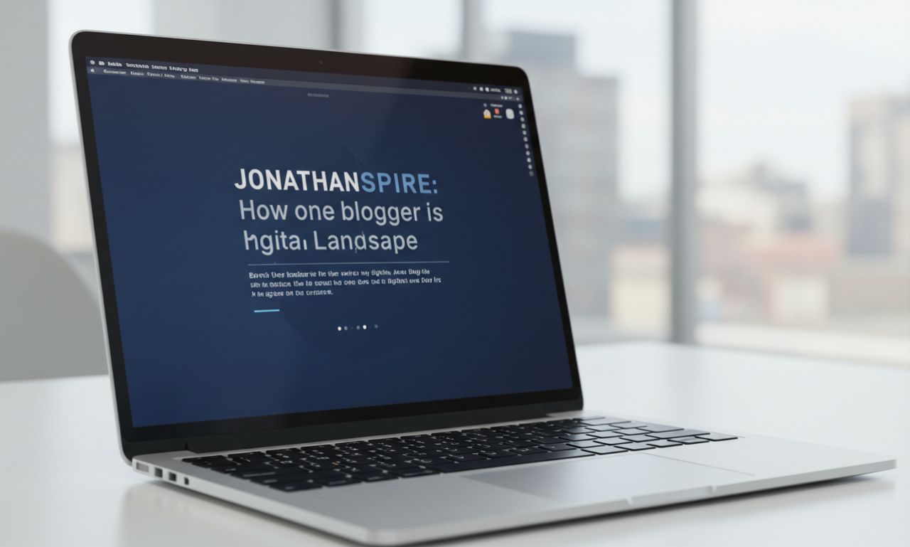 jonathonspire: How One Blogger is Changing the Digital Landscape