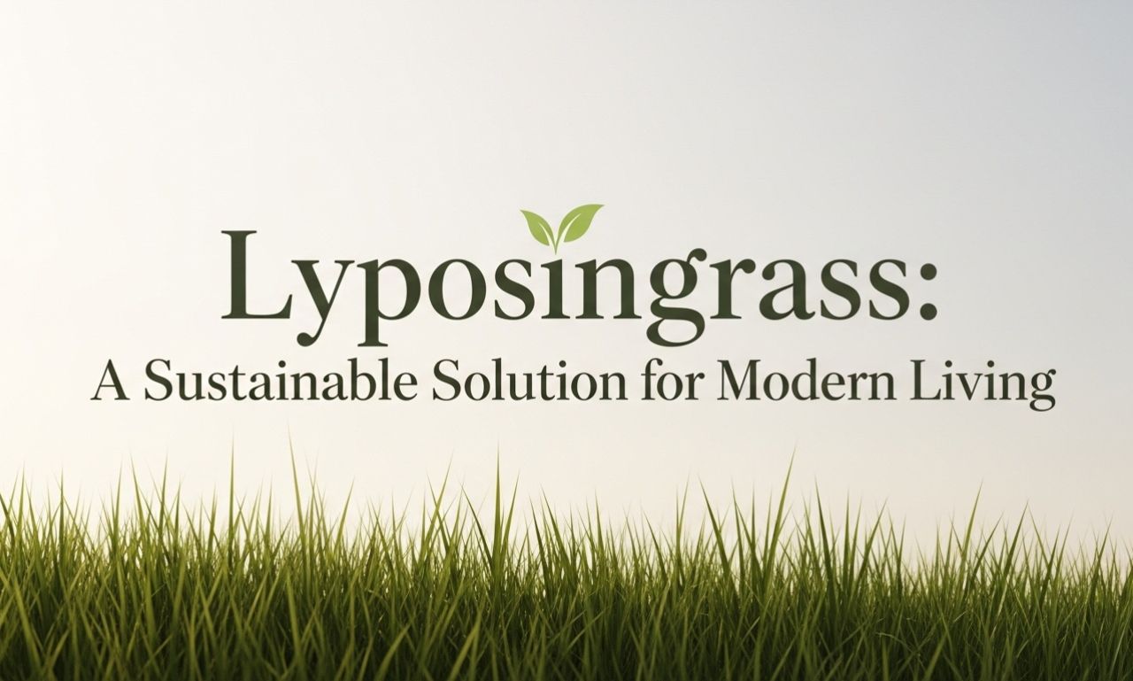 Lyposingrass: A Sustainable Solution for Modern Living