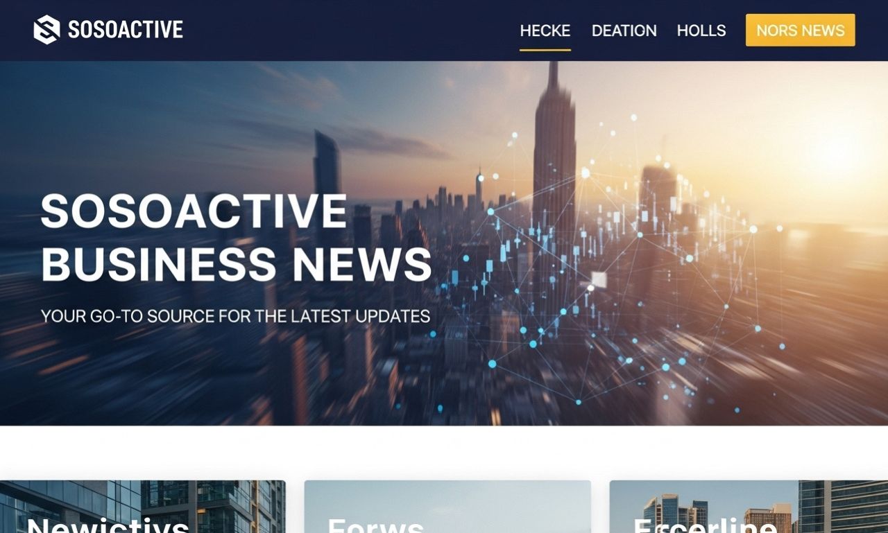 Sosoactive Business News: Your Go-To Source for the Latest Updates
