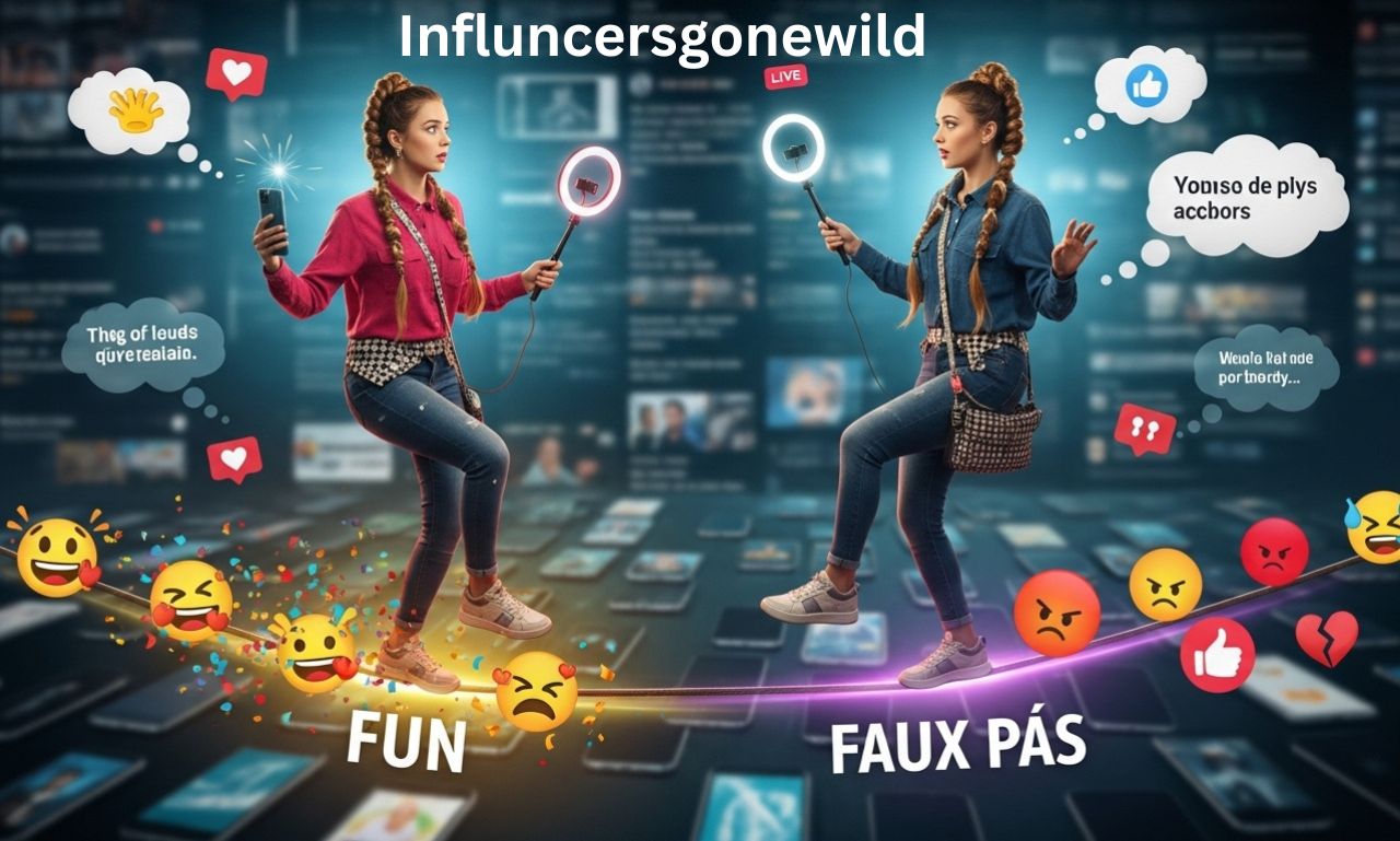 Influncersgonewild: Navigating the Fine Line Between Fun and Faux Pas