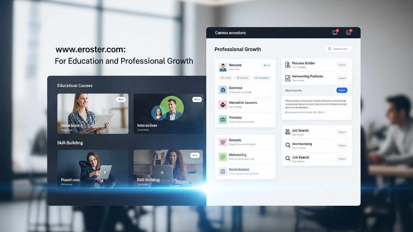 www eroster: For Education and Professional Growth